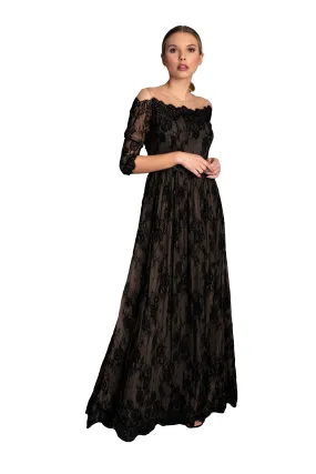 Chantilly Lace Gown For Women