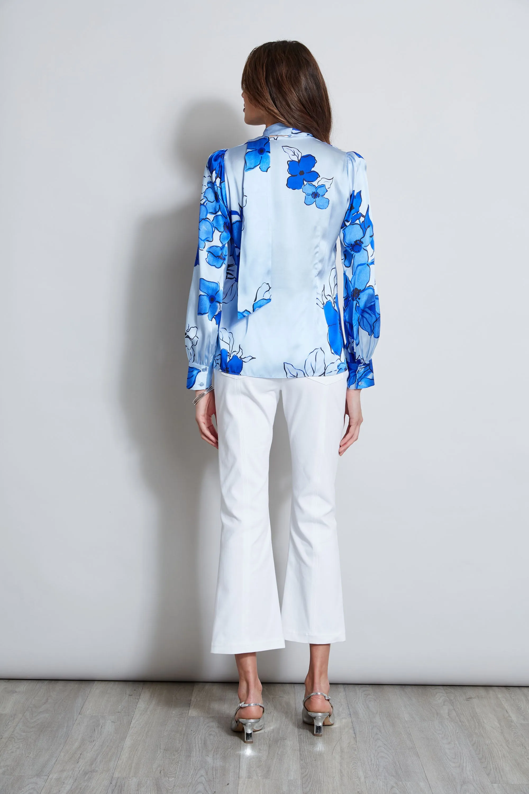 Chelsea Floral Tie Neck Shirt