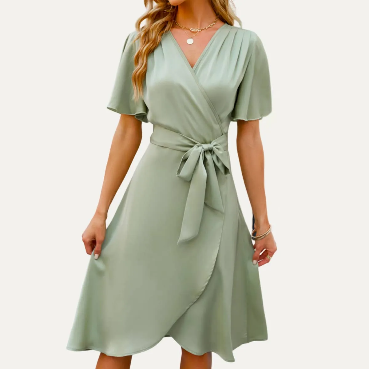 Dani Flutter Sleeve Dress