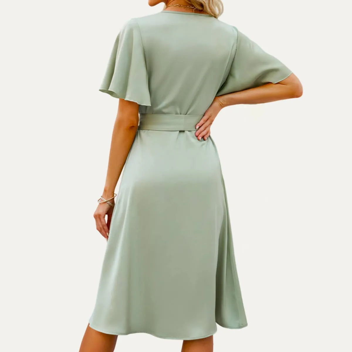 Dani Flutter Sleeve Dress