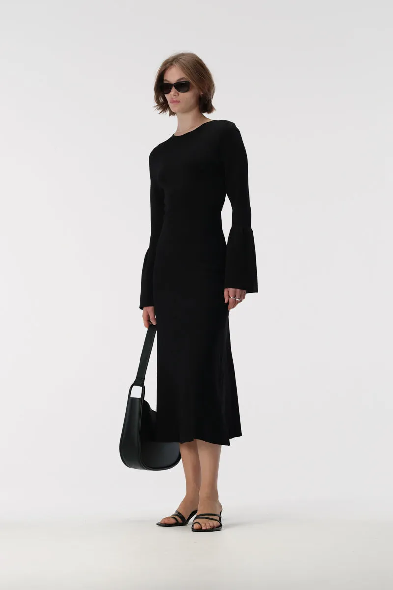 Leonora Knit Dress Black