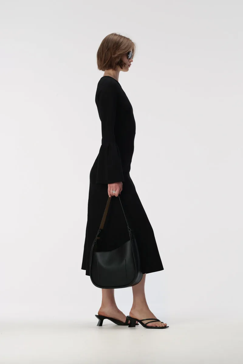 Leonora Knit Dress Black