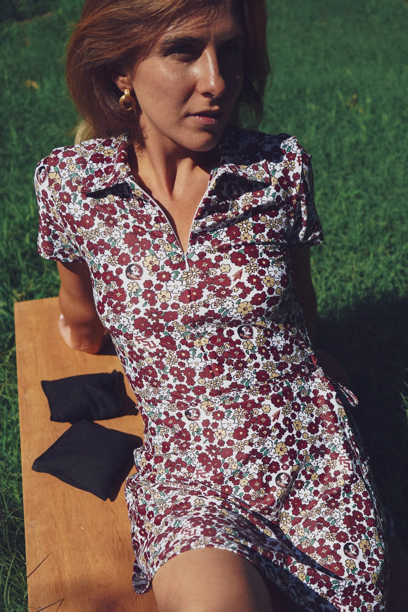 Tailgate Collection Ivy Dress - FSU Poppies