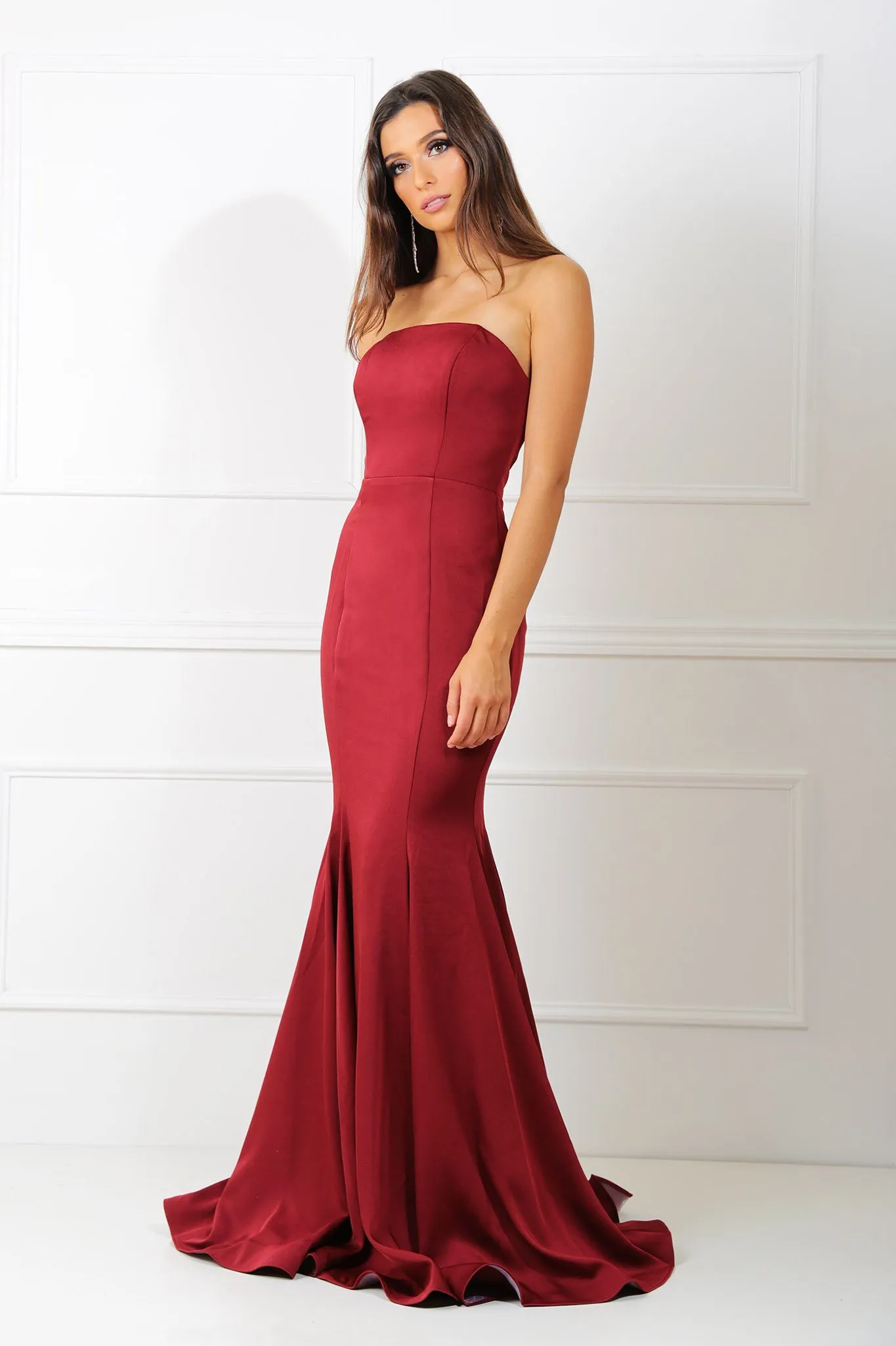 Valentina Gown - Wine (XS - Clearance Sale)