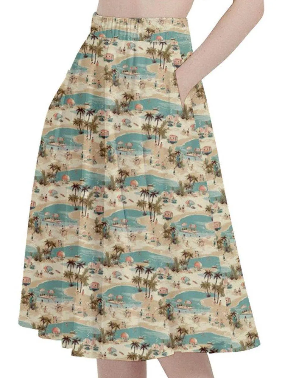 Vintage Vacation Full Circle Skirt