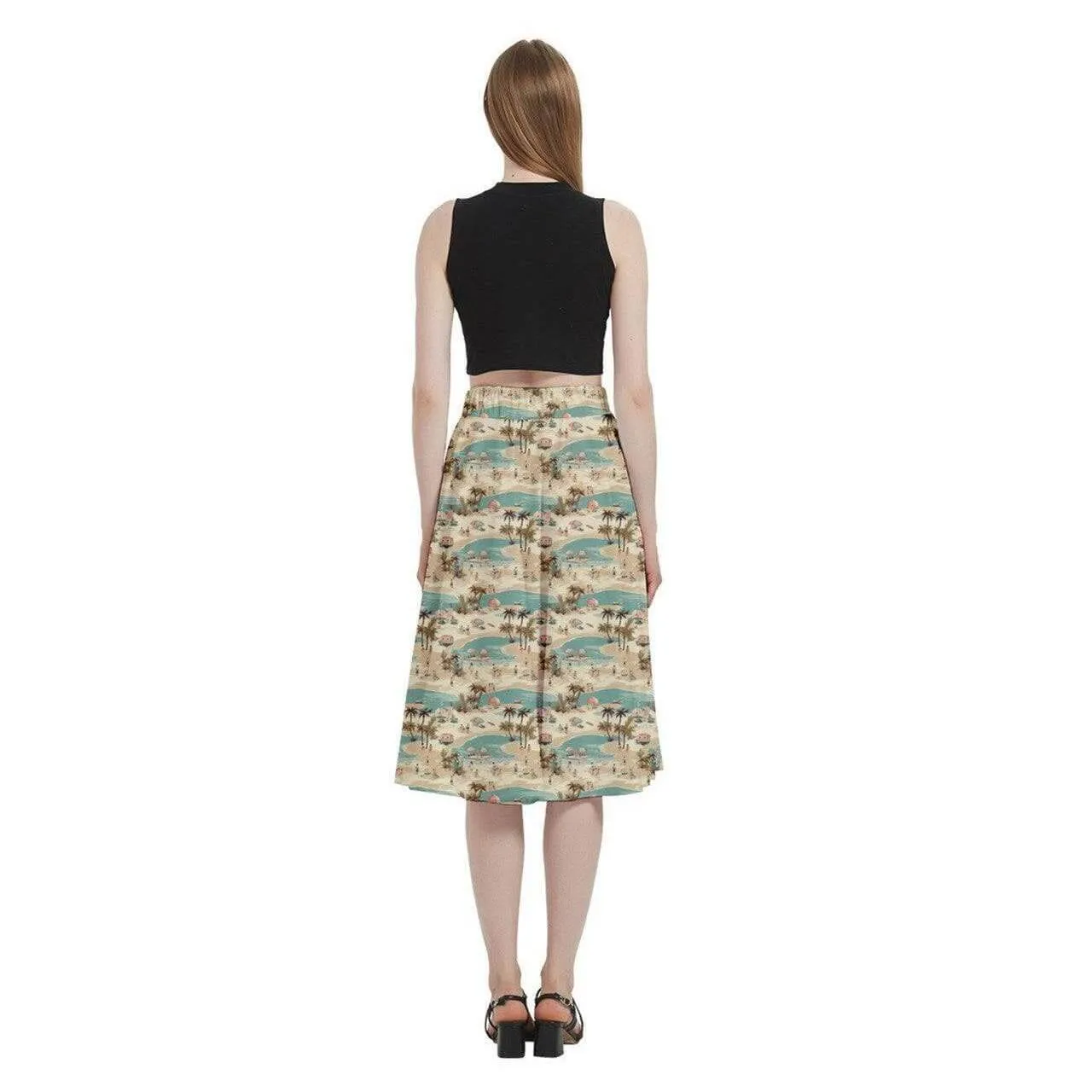 Vintage Vacation Full Circle Skirt