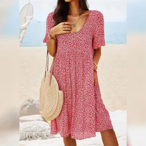 Women's Casual Floral Dress